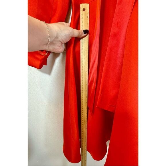 NWOT Ivy City Co Pipa Holiday Red Bow Tie Collar Fit & Flare Women's Dress XXS - Picture 11 of 14